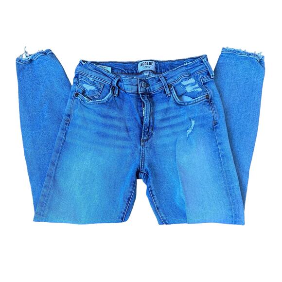 AGOLDE Distressed Jeans - Size 28 - Premium Denim - Picture 5 of 8
